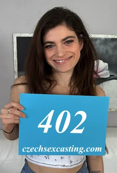 CzechSexCasting – ep.402 – Sexy brunette makes guy very hard in casting